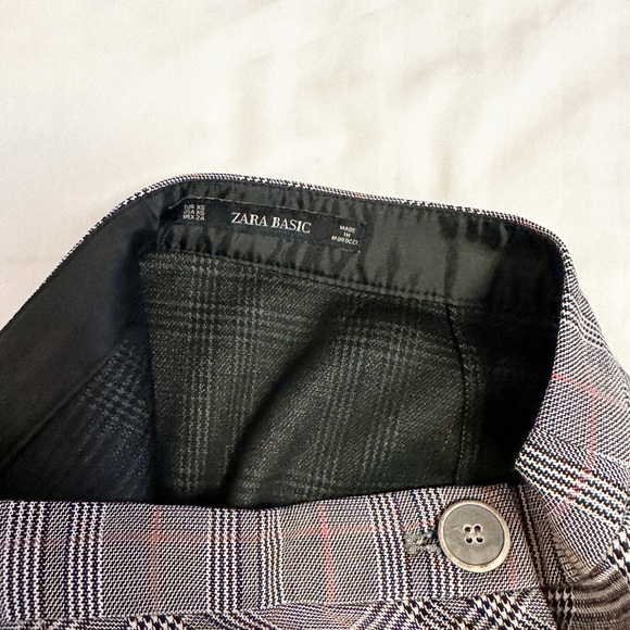 Zara Plaid Skirt - Picture 3 of 4